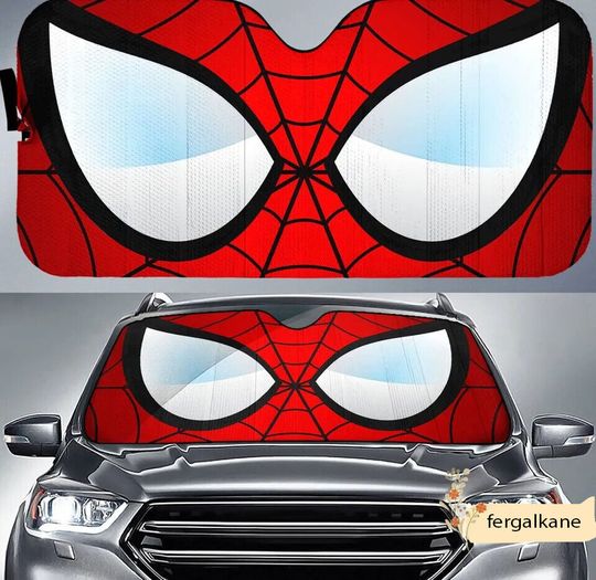 SpiderMan Car Sun Shade SpiderMan Peter Parker Car Sunshade, Car Accessories