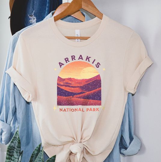 Arrakis National Park T-Shirt, Inspired by Dune, Author Herbert