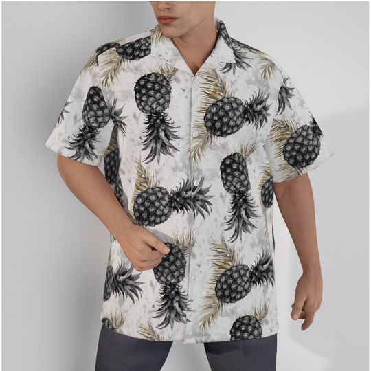 Upside Down Pineapple Hawaiian Shirt