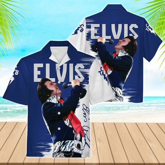The King Elvis Presley Hawaiian Shirt