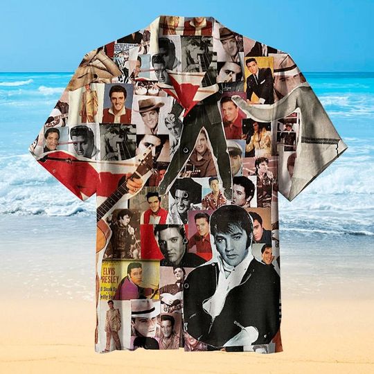 Elvis Presley Hawaiian Shirt, Elvis Presley Shirt, The King Of Rock