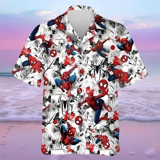 Spider Man Hawaii Shirt, Gift For Men