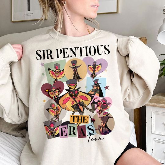 Hazbin Hotel Eras Tour Sweatshirt, Hazbin Hotel Movie Fan Gift