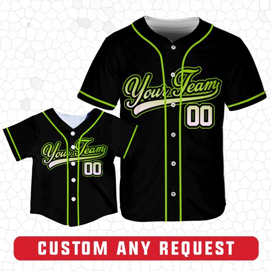Personalized Team Name And Number Baseball Jersey