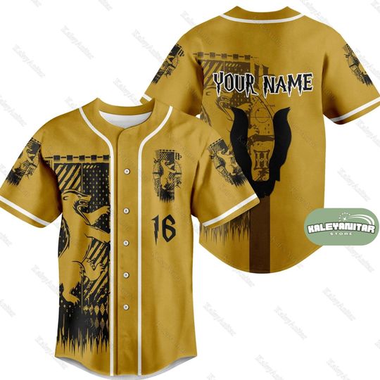 Wizards Baseball Jersey, Custom Baseball Shirt