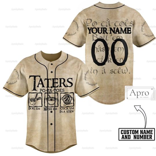 Personalized Lord Of The Ring Baseball Jersey