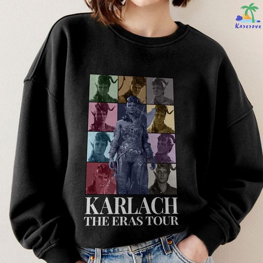 Karlach Baldurs Gate 3 Eras Tour Sweatshirt, Astarion Bulders Sweatshirt