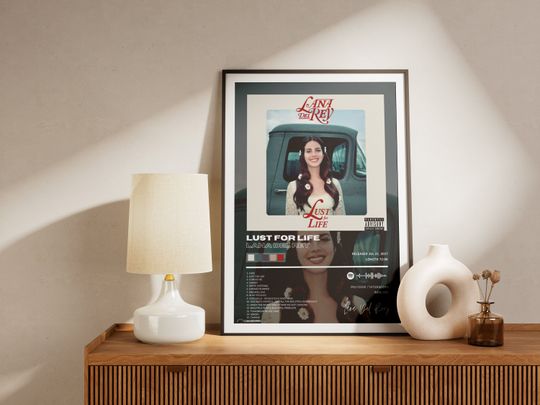Lana Del Rey - Lust For Life - Album Poster - Lana Del Rey Poster