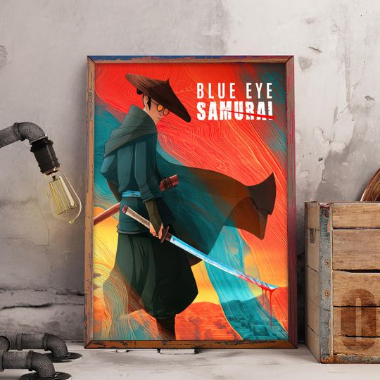 Blue Eye Samurai Tv Series High Resolution Poster