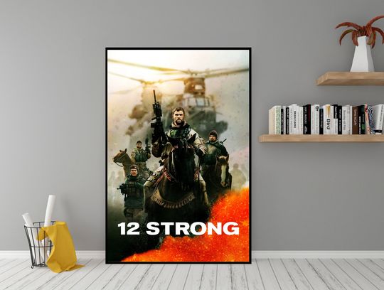12 Strong Movie Poster - 12 Strong (2018) Movie Poster for Gift