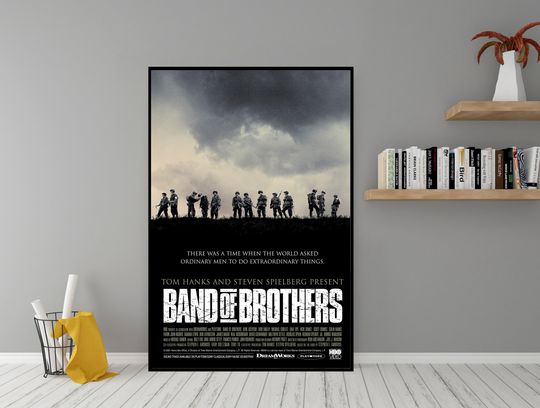 Band of Brothers Movie Poster - Band of Brothers Classic Movie Poster for Gift