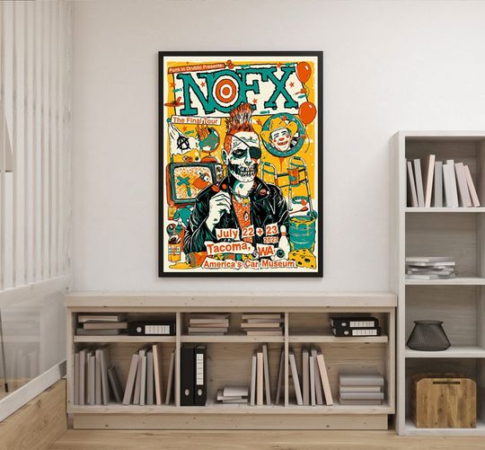 NOFX Band Tour Tacoma Poster, WA 2023 New Best Gift For Fans
