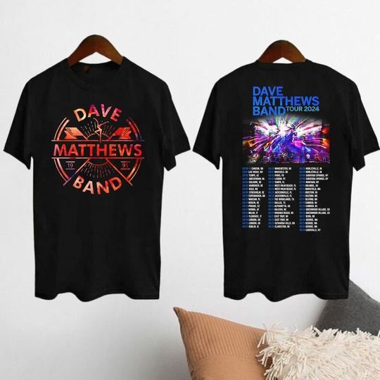 Graphic Dave Matthews Band Summer Tour 2024 Shirt, Dave Matthews Band Shirt