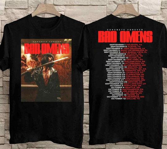 Vintage Bad Omens Concert Fall Tour 2024 Shirt, Bad Omens Shirt