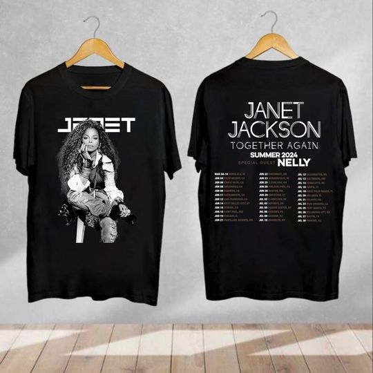 Janet Jackson Together Again Tour 2024 T-Shirt