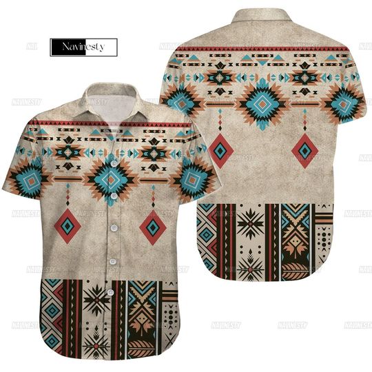 Native American Button Shirt, Native Tee, American Native Shirt