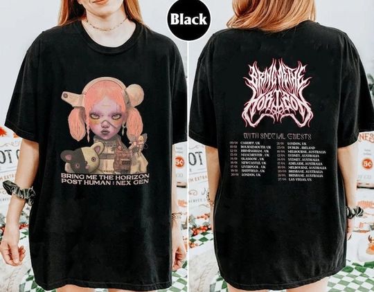 Bring Me The Horizon tshirt, Bad Omens Tour 2024 Shirt
