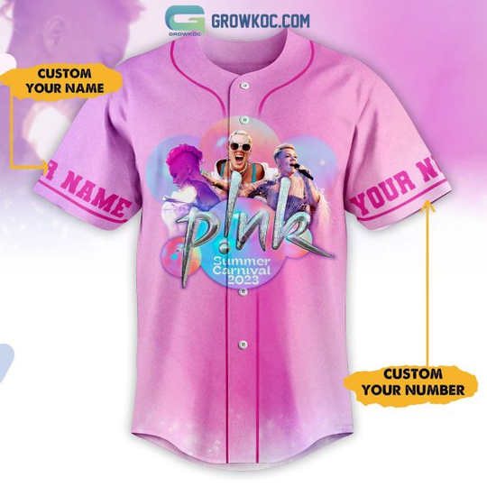 Pink Summer Tour 2023 Baseball Jersey