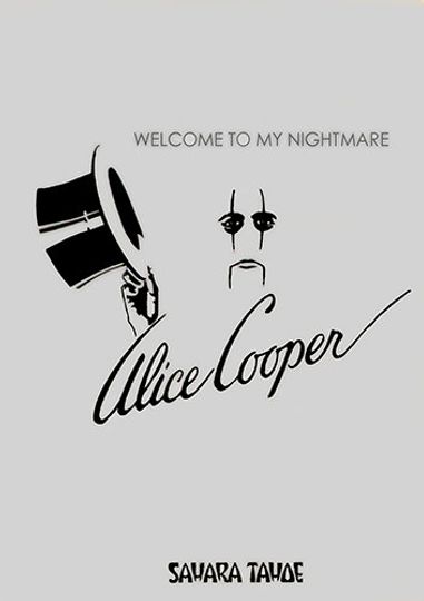Alice Cooper Supper Rare Sahara Tahoe Concert Poster Print