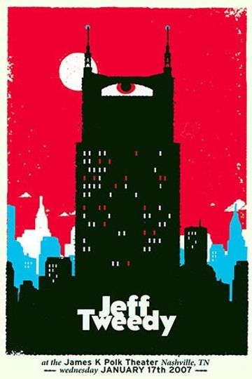 Jeff Tweedy 2007 Concert Poster Print