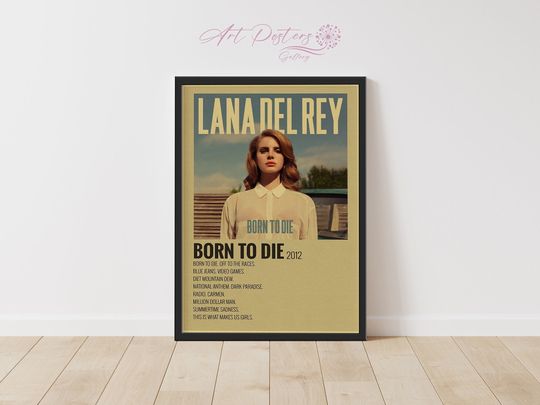 Lana Del Ray Poster Cherry Lana Del Ray poster