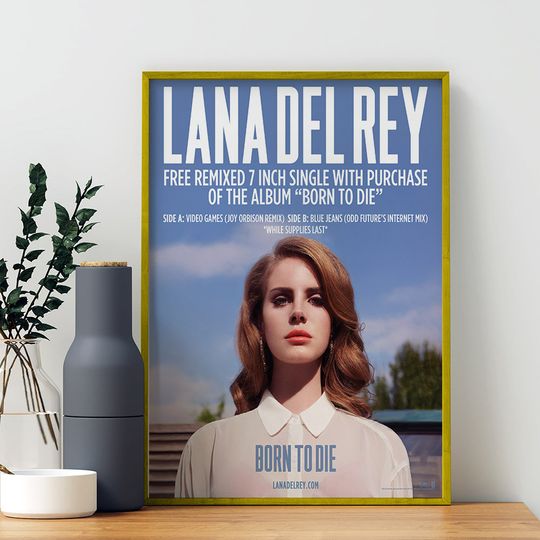 Lana Del Rey Musican Singer Songwrite Music Art Poster