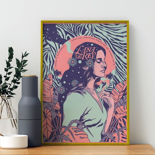 Lana Del Rey Poster Vintage Poster