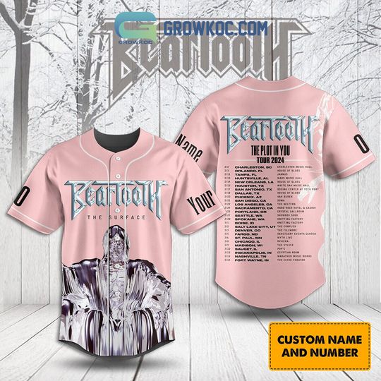 Personalized Beartooth The Plot In You Tour 2024 Baseball Jersey