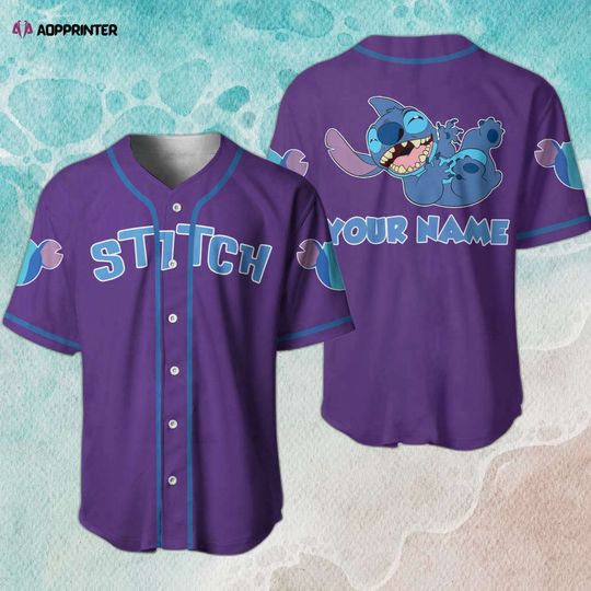 Personalized Stitch Disney Baseball Jersey