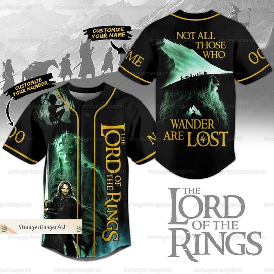 Lord Of The Ring Jersey, Lord Of The Ring Baseball Jersey