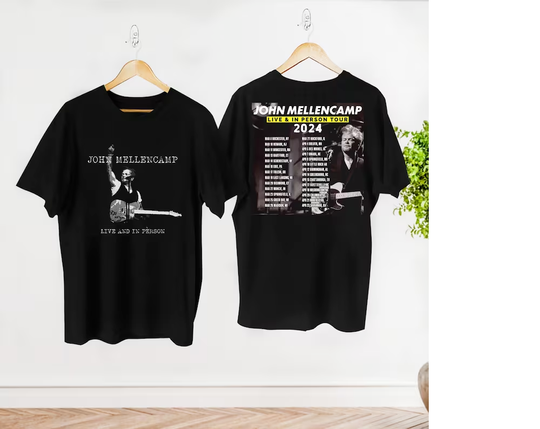 2024 John Mellencamp Live And In Person Tour T-Shirt