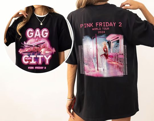 Nicki Minaj Pink Friday 2 Tour Shirt, Gag City Shirt