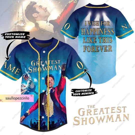 The Greatest Showman Jersey, Vintage Greatest Showman Jersey