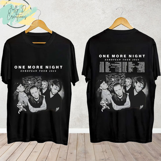 Only The Poets EU 2024 Tour Shirt, Only The Poets Band Fan Shirt