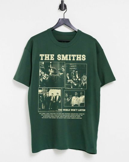 The World Won't Listen Album The Smiths Tshirt The Smiths Shirt