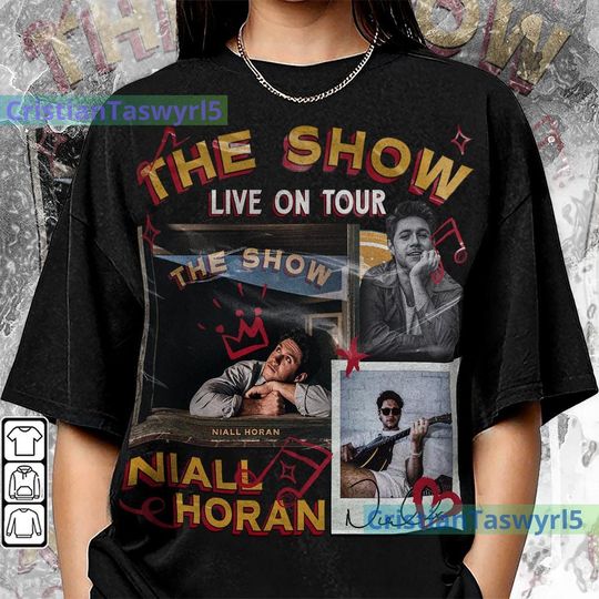 Vintage Niall Horan The Show Live On Tour 2024 90s Shirt