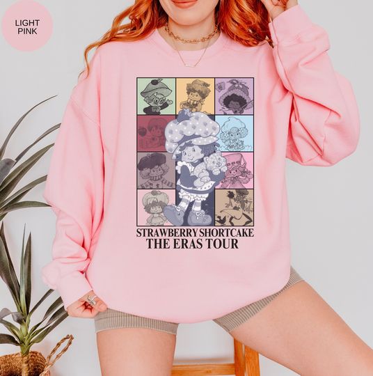 Strawberry Shortcake Meets Eras Tour Crewneck Sweatshirt