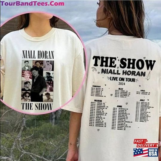 Niall Horan 2024 Tour, The Show Niall Live On Tour 2024 Horan Shirt