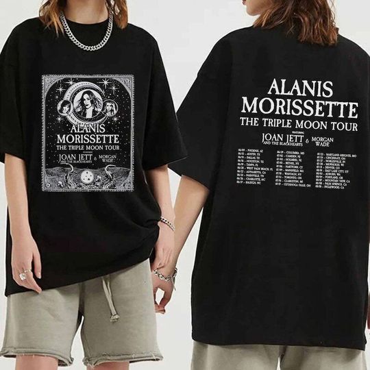 Alanis Morissette The Triple Moon Tour 2024 Shirt Alanis Morissette Fan T-Shirt