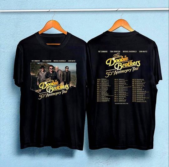The Doobie Brothers World Tour 50th Anniversary T-Shirt