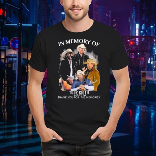 In Memory Of Toby Keith Thank You Unisex T-Shirt