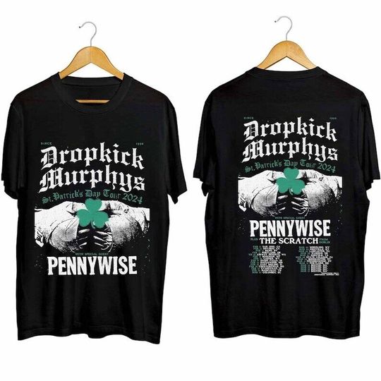 Dropkick Murphys St. Patrick’s Day Tour 2024 Shirt