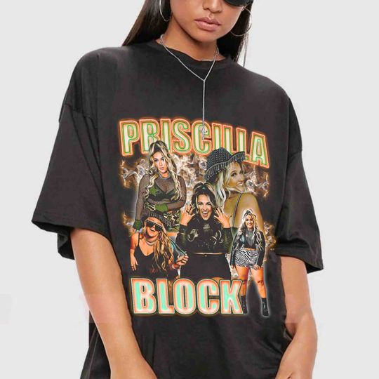 Vintage Priscilla Block 90s Shirt, Retro Priscilla Block Bootleg Shirt