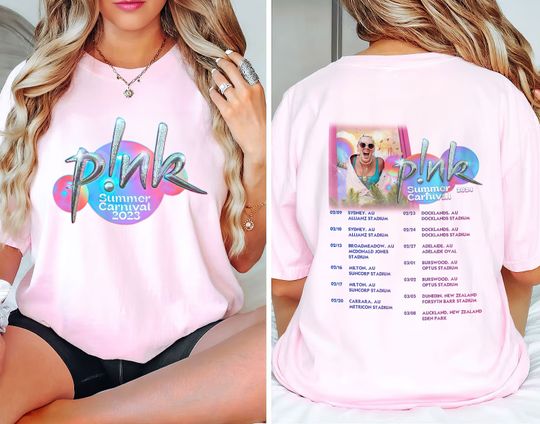Pink Summer Carnival Tour Shirt, Pink Summer Show Dates Shirt