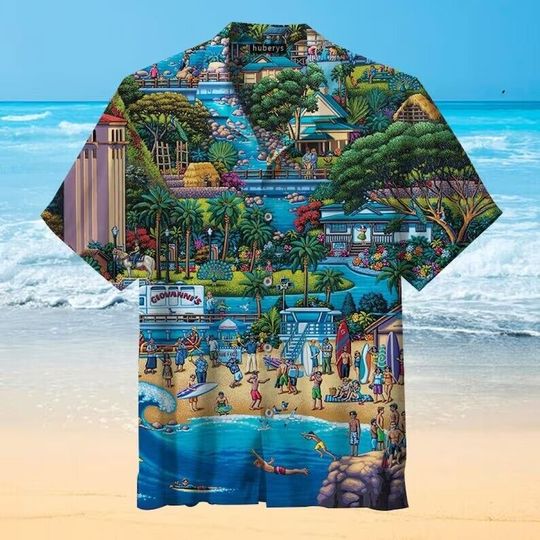 The North Shore 3D All Over Printed Hawaiian Shirt