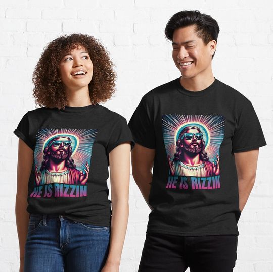 Jesus is Rizzin - Cool Jesus He is Risen  Classic T-Shirt