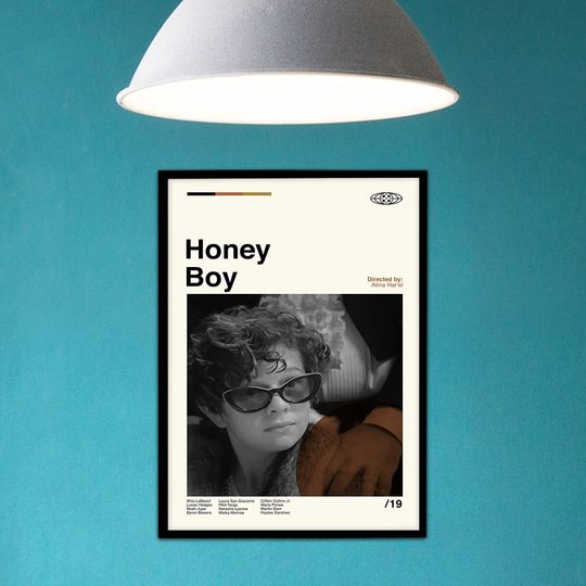 Honey Boy Poster, Retro Modern Poster, Minimalist Poster