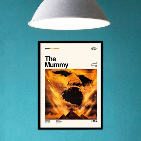 The Mummy Poster, Retro Movie Poster