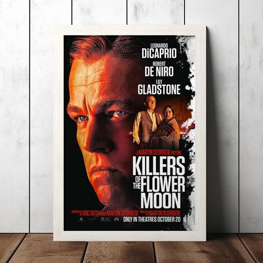 Killers of the Flower Moon (2023) Classic Movie Poster