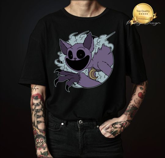 Smiling Critters Cat Nap Poppy Playtime Shirt, Horror Game T-Shirt